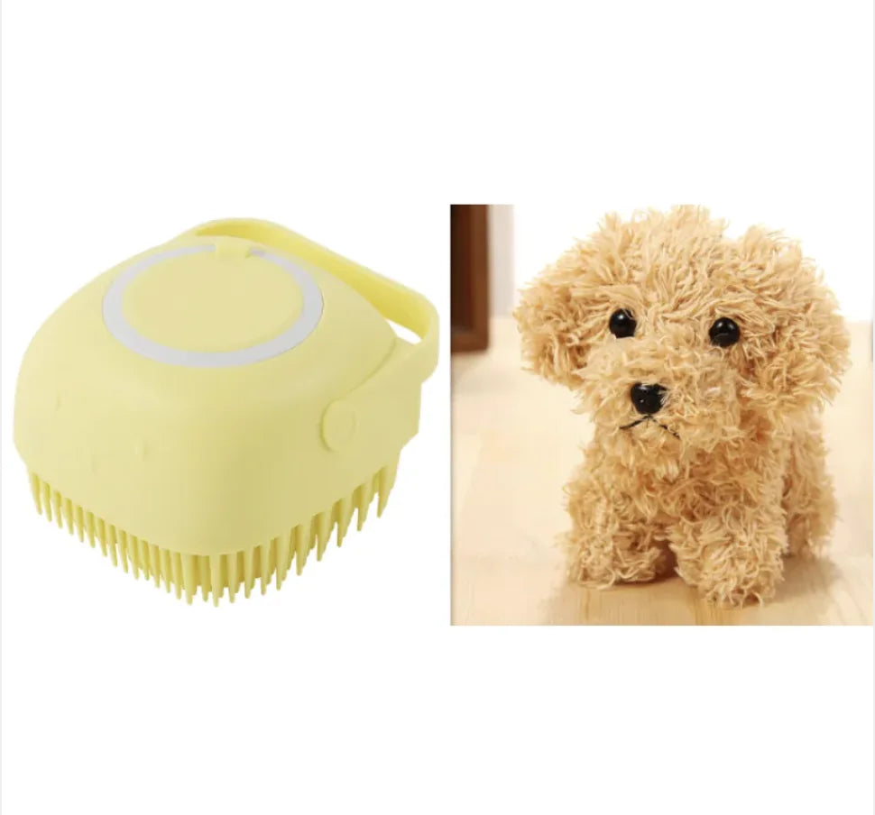 Silicone Dog Bath Brush for Pets